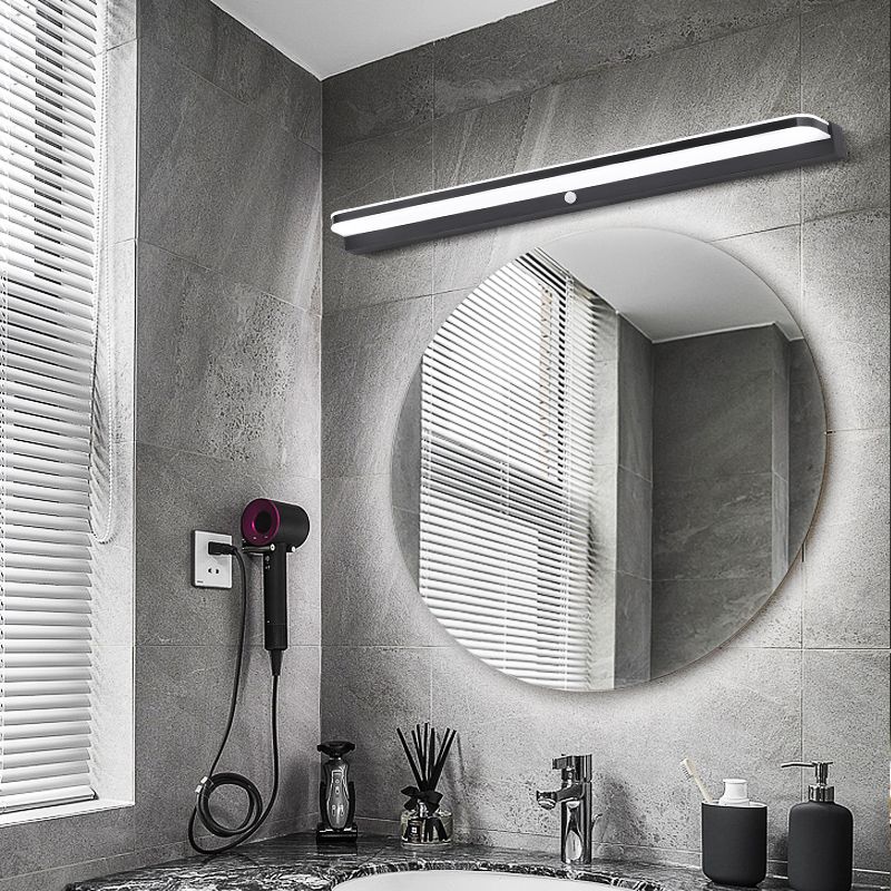 Modern Style Rectangle Vanity Wall Lights Metal 1 Light Vanity Mirror Lights