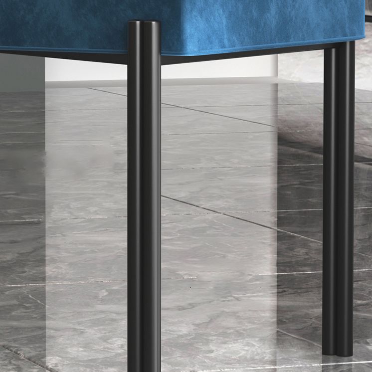 Designer Style Restaurant Velvet Side Chair Matte Finish Open Back Dining Chair