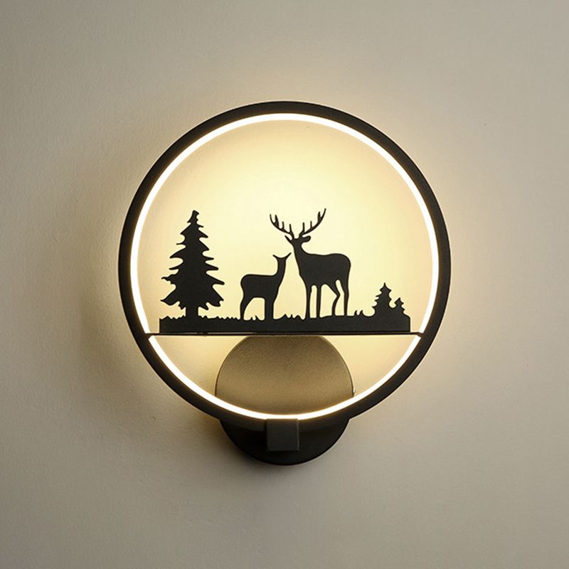 Modern Metallic Wall Light Simple LED Wall Light Sconce for Bedroom