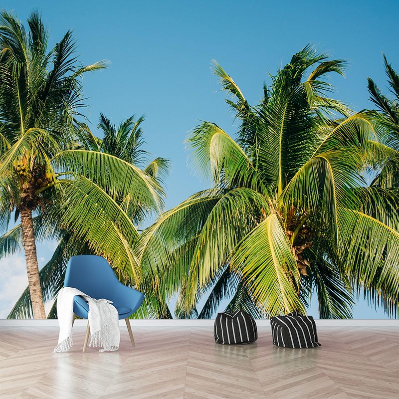 Mildew Resistant Tropical Palm Mural Wallpaper Photography Wall Covering