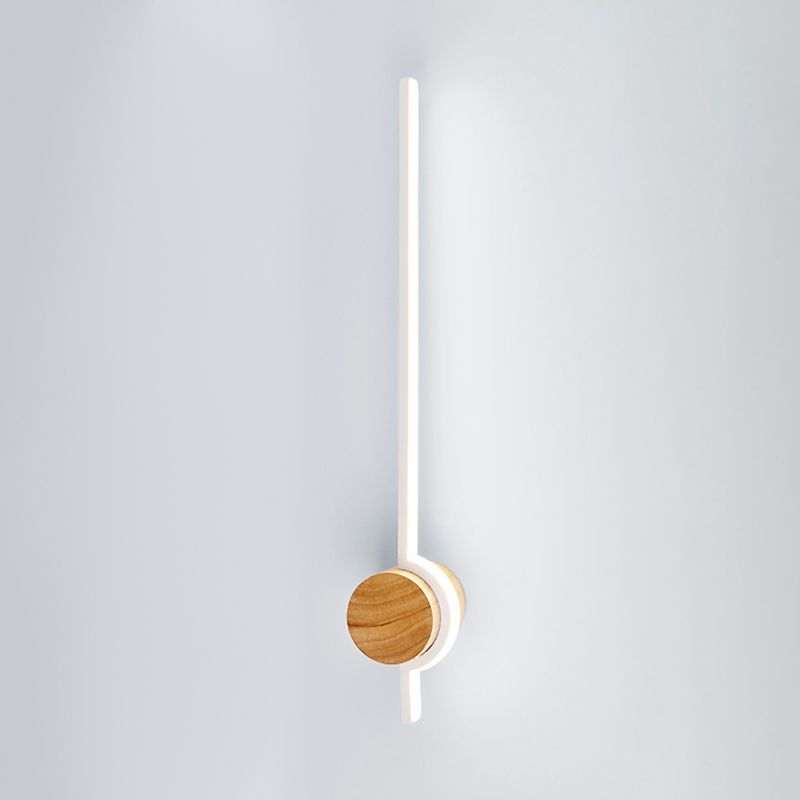 1 Light Metal Linear Wall Lighting Modern Simple Style Wall Mounted Light Fixture