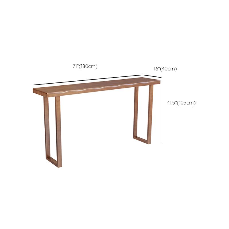 Contemporary Rectangle Pub Dining Set 1/4/7 Pieces Pine Solid Wood Counter Set