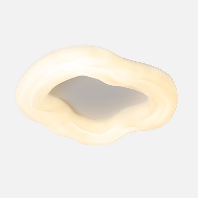 White Flush Mount Lighting Modernism LED Ceiling Light for Foyer