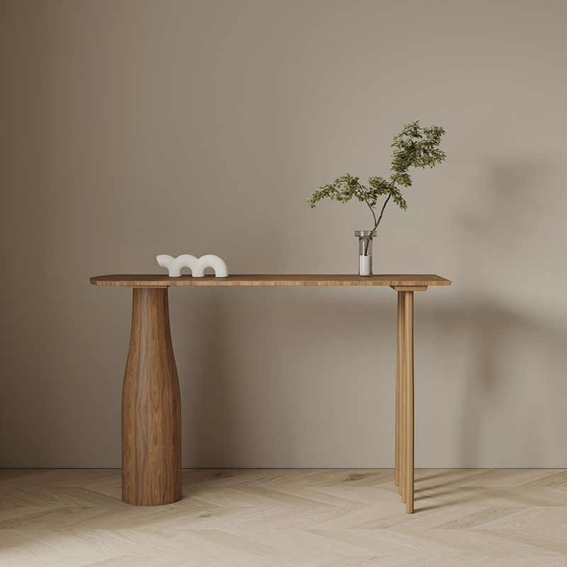 1/3 Pieces Contemporary Rectangle Solid Wood Pub Table with High Stools