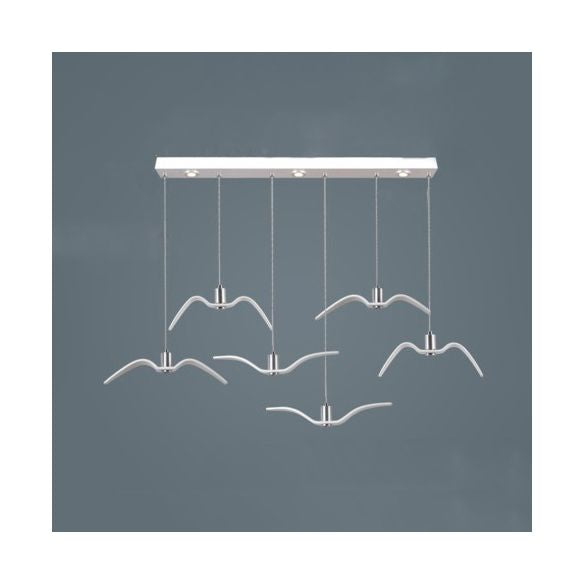 Modern Metal Pendant Lighting, Seagull Ceiling Light Fixture