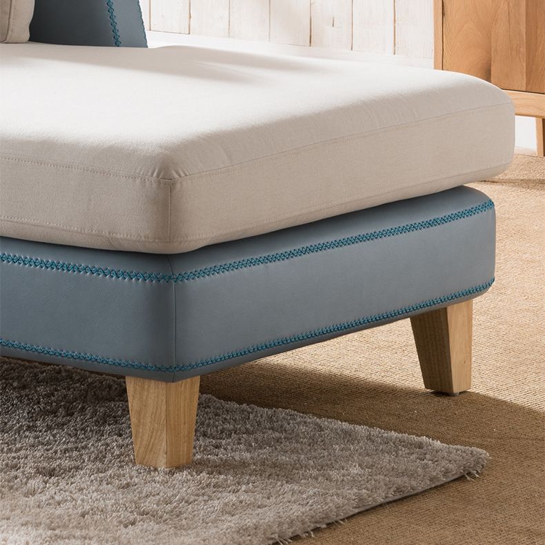 Scandinavian Upholstered Chaise Lounge Couch One Armed Chaise Lounge