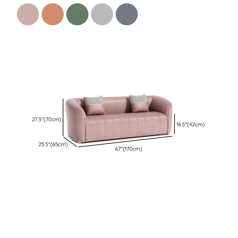 Contemporary Seating Cushions Tuxedo Arm Living Room Standard Settee