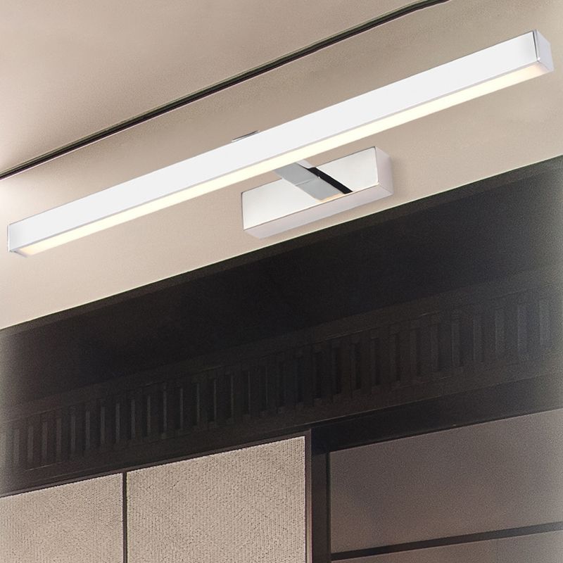 Lampada da parete a forma di biella bianca Minimalista LED ACRILICA LED MONTATA VANITÀ LIGUATA PER BAGNI