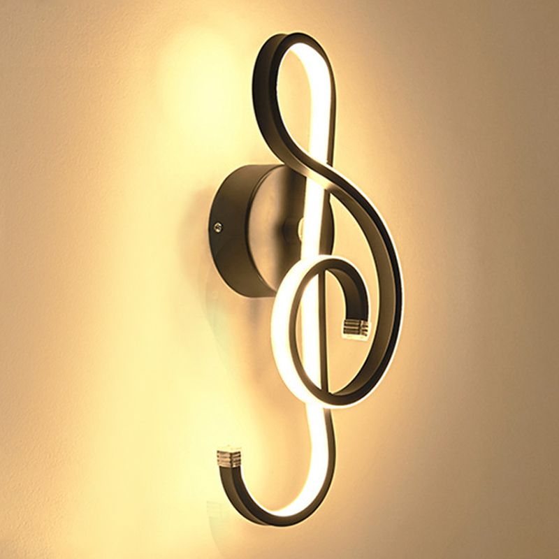 Einzigartiger Schatten 1-Licht Wandleuchte moderne Metallmontage Leuchte Metallmontage