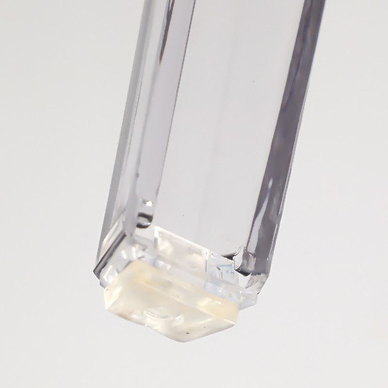 Industrial Backless Counter Stool Acrylic Counter Height Stools for Kitchen