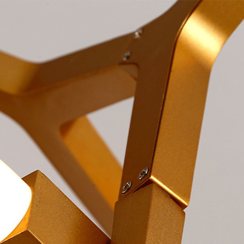 Multi Lights Aluminum Chandelier Light Fixtures Modern Style Branch Pendant Lights