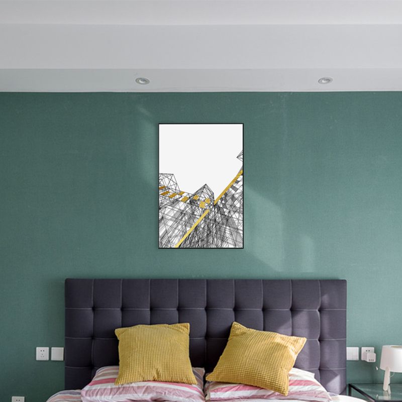Soft Color Modern Style Canvas High-Rise Art for Dining Room, Multiple Sizes Options