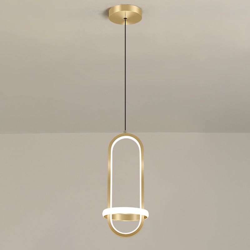 Luci a sospensione a sospensione a sospensione modernista per ciondolo a sospensione per la camera da letto del salotto