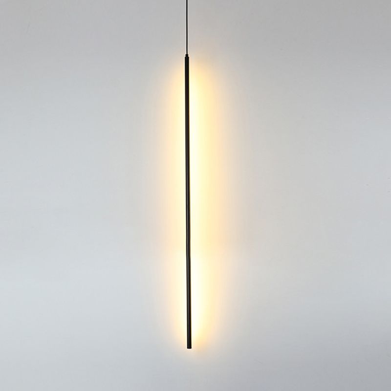 Moderne runde Röhre 12W LED -Anhänger leichte lange Linienlampen für Schlafzimmer Esszimmer