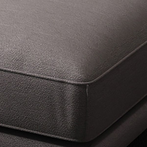 67" Wide Scandinavian Sectional Sofa Light-grey Sleeper Sectional