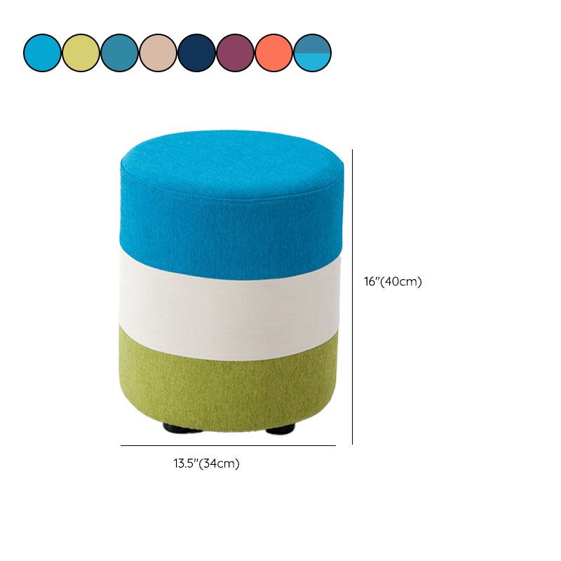Fabric Standard Stool Contemporary Simple Upholstered Ottoman