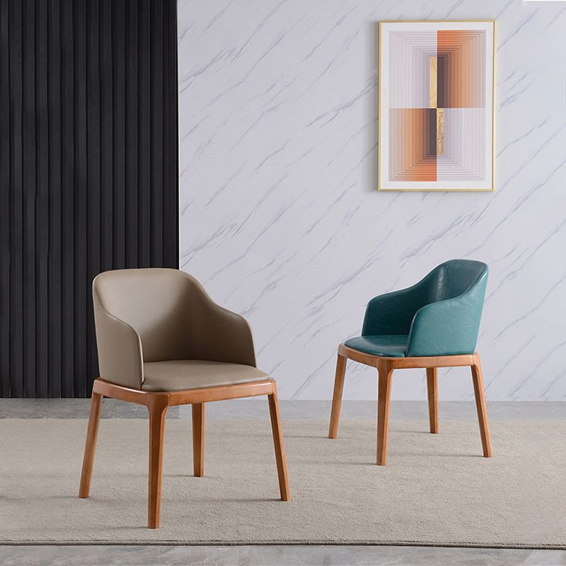 Contemporary Dining Arm Chair Upholstered Dining Room Chair for Home