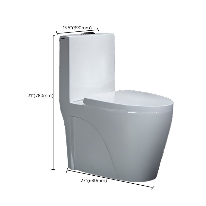Modern 1 Piece Flush Toilet Seat Included Urine Toilet for Bathroom