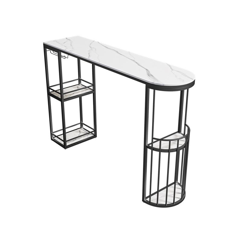 Contemporary 1/2/3 Pieces Specialty Stone Bar Table Set for Living Room