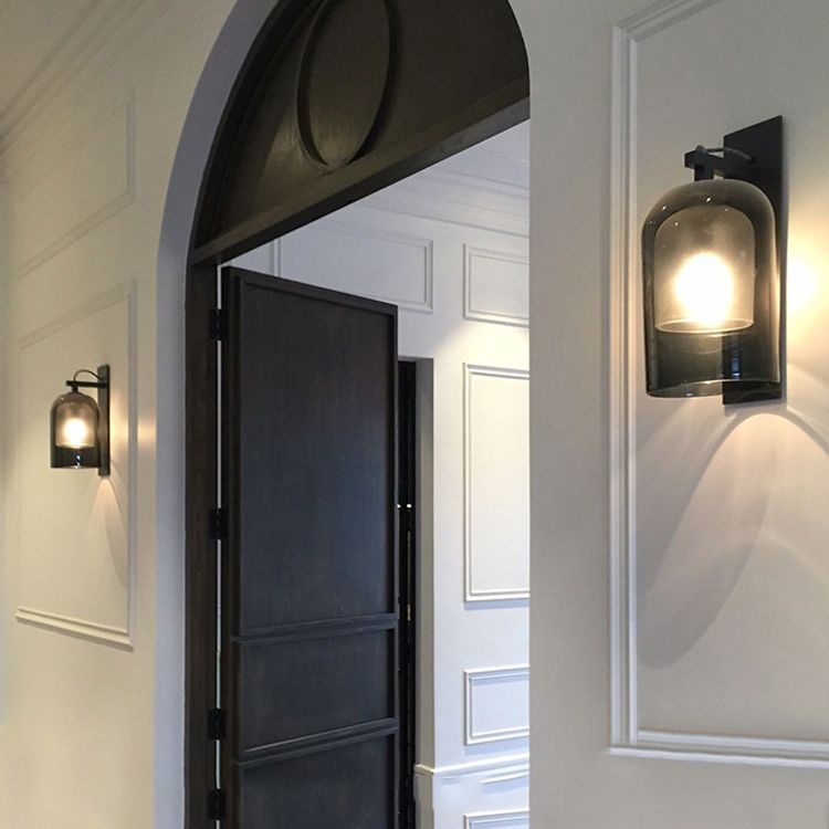 Glasröhrenwandmontaglampen zeitgenössische 1 leichte Wandleuchte Leuchten