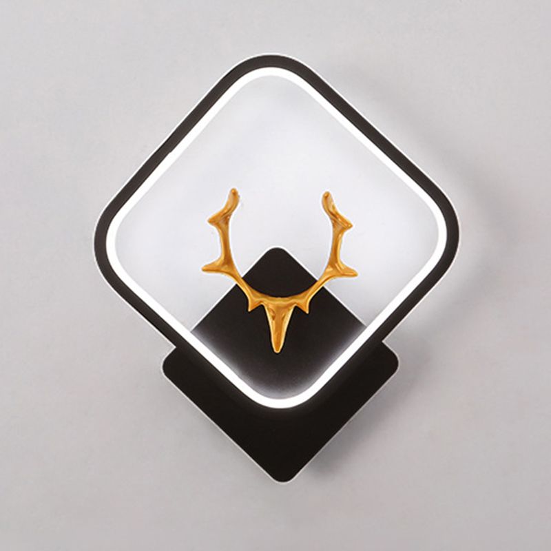 1 Light Unique Shape Wall Mounted Light Modern Sconce Light Fixture for Living Room