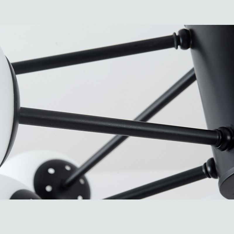 Luz de lámpara LED de metal de estilo múltiple de múltiples anillos de un solo nivel