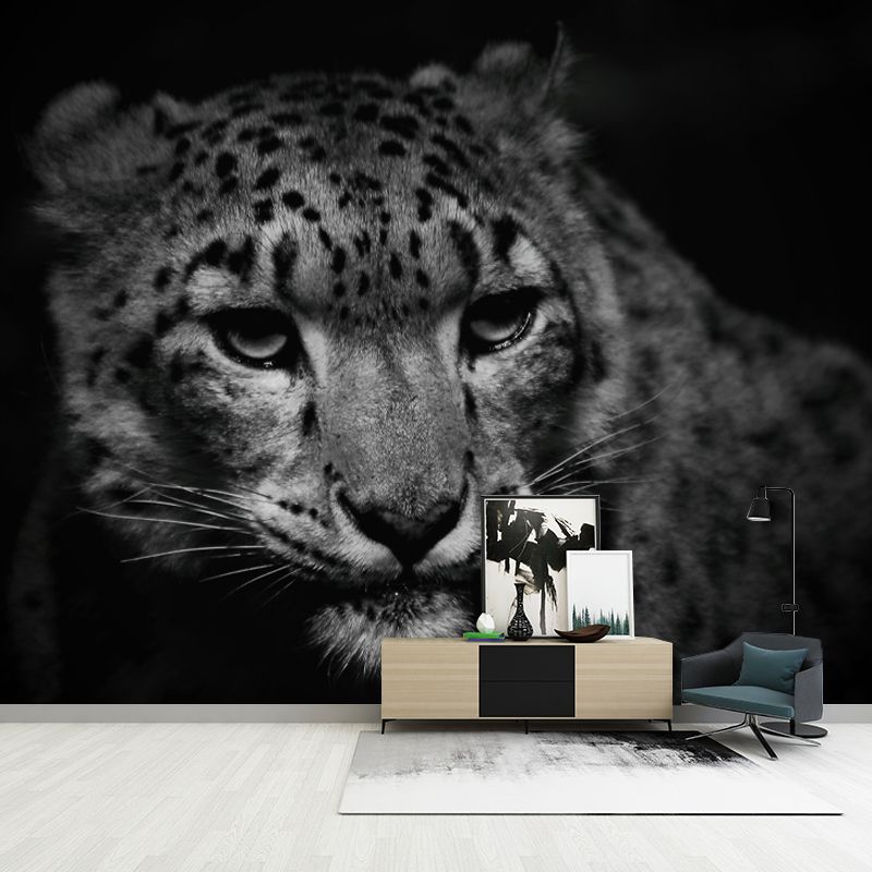 Leopard Animal Waterproof Wall Murals for Home Decoration, Custom Size Available