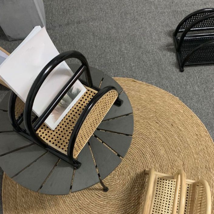 Standard Open Back Bookcase Wooden Contemporary Bookshelf for Home Office