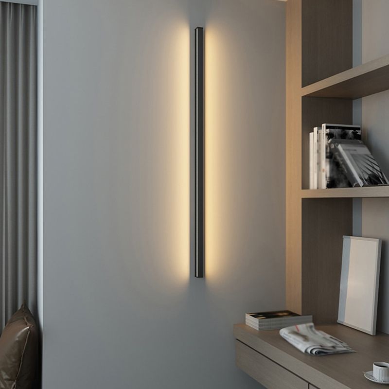 Contemporary Linear Wall Sconce Simplicity Wall Light with Acrylic Shade for Bedroom