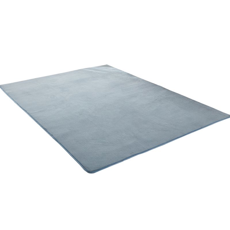 Lässige Schlafzimmer Teppich Multi-Farben Feste Farbfläche Teppich Baumwollmisch