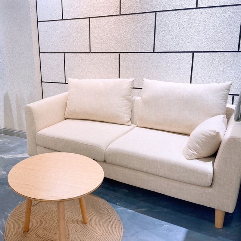 Modern Style Square Armrest Sponge Cushion Multicolor Choice Cloth Art Sofa