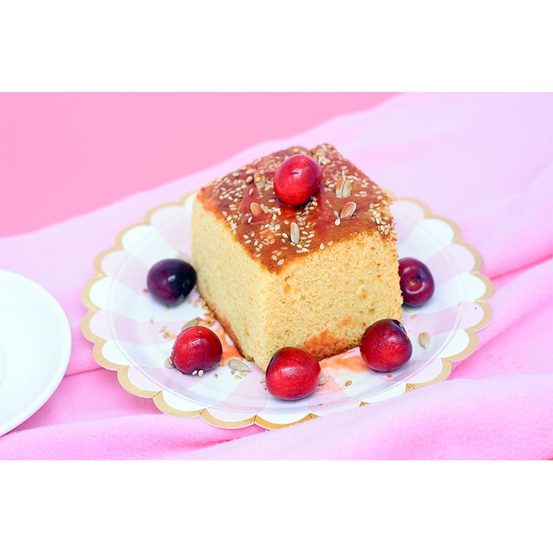 Cake Desserts Mural Wallpaper Moisture Resistant Modern Cake Shop Wall Covering