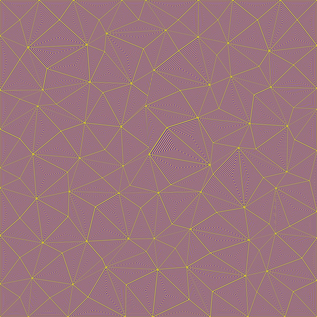 Birght Color Geometry Murals Illustration Mildew Resistant Wall Murals for Home