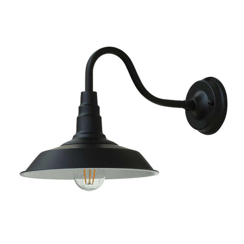 Metal Barn Wall Sconce Lighting Industrial Style 1 Light Wall Lamps