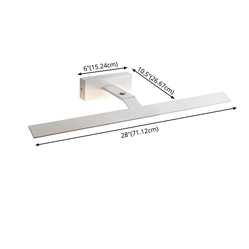 Illuminazione da parete in alluminio rettangolo Apparecchiatura Minimalist Style LED SCONCE LIGHTING