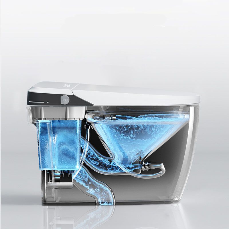Smart One Piece Toilet Concealed Tank Elongated Toilet with Automatic Flush