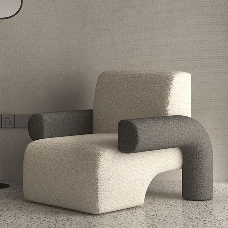 Arm Chair Recessed Arms Included Chair for Living Room, 35.43" Wide