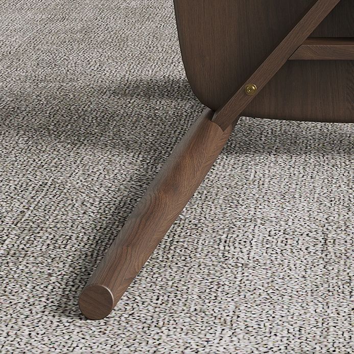 Industrial Upholstered Armless Chair Indoor Rubberwood Side Chair