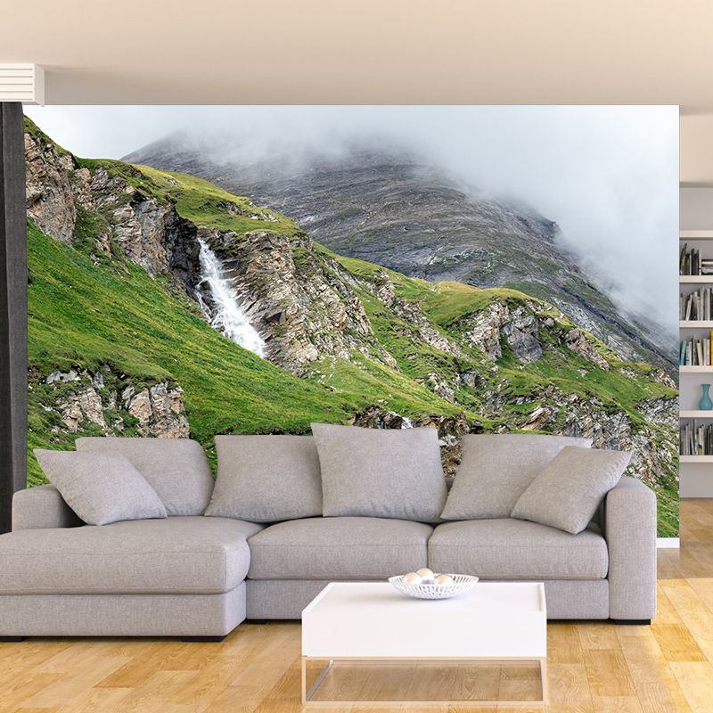 Home Decor Mountain Mural Decal Customized Contemporary Wall Covering for Kitchen