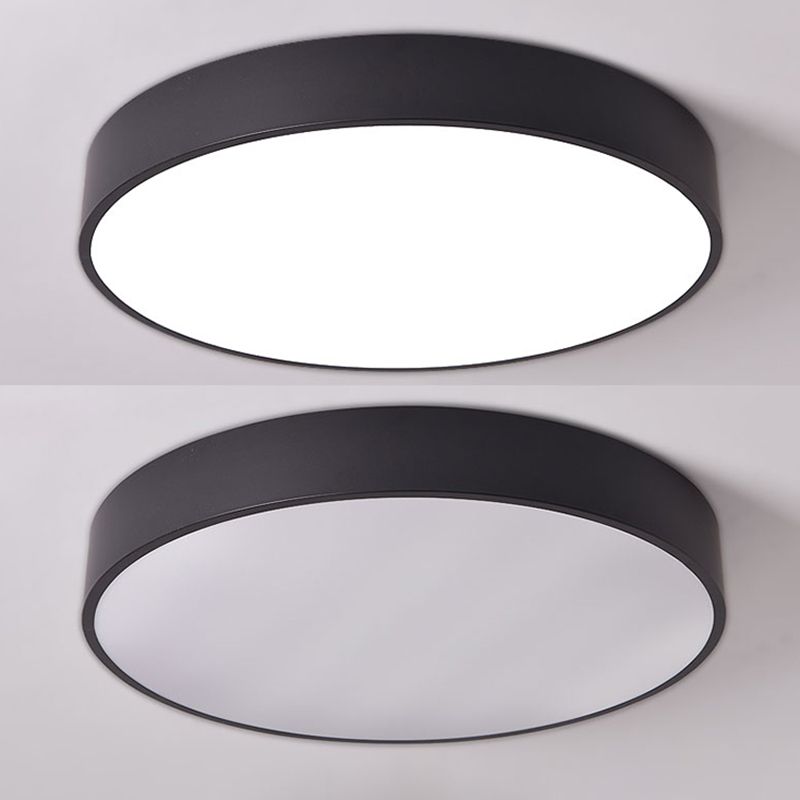 Modern Round Ceiling Flush Mount Lights Metal Flush Mount Ceiling Lighting Fixture for Office