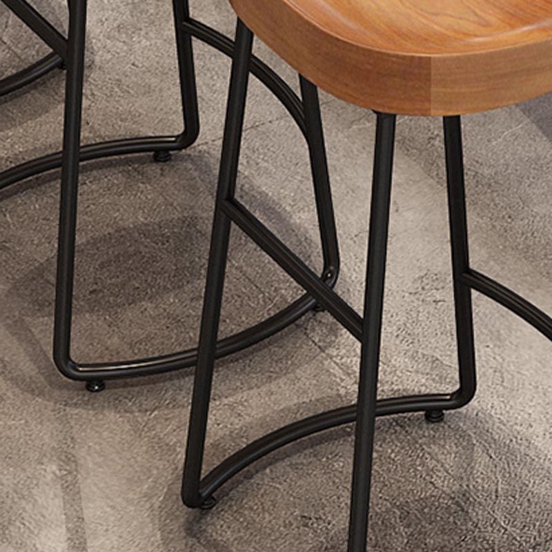 Modern 1/9 Pieces Bar Table Set Rectangle Wood Counter Table with Stools for Balcony