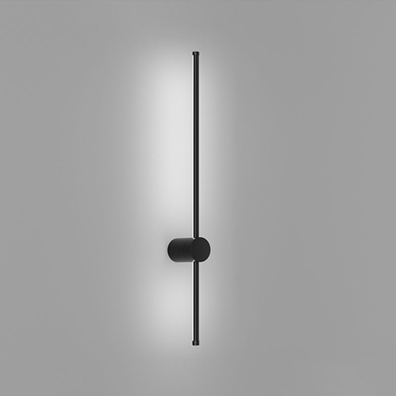 Modern Aluminum Wall Light Minimalist Straight LED Wall Sconce for Living Room