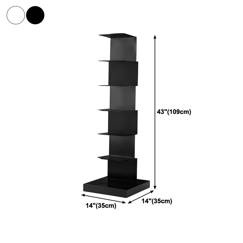 13.78"W  Bookshelf Contemporary Style Invisible Bookcase for Office Home