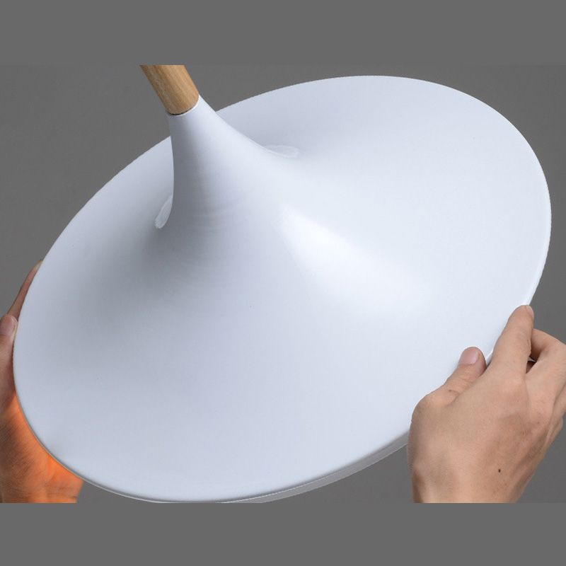 Luce a sospensione a colori macaron in stile nordico 1 luce in metallo appeso per cucina