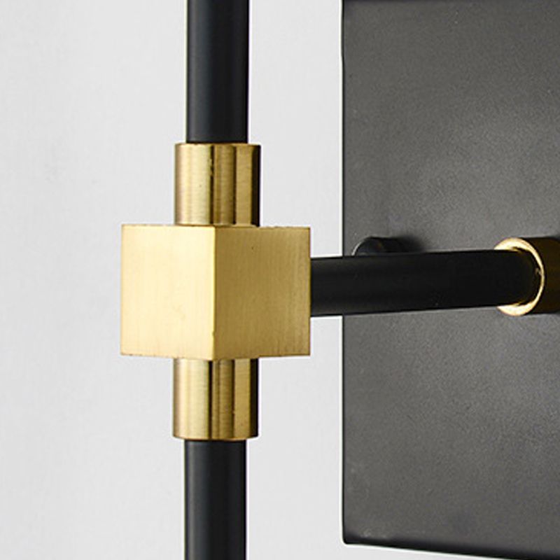 Nordic Style Metal Wall Light Minimalist 2 Lights Wall Sconce for Bedroom