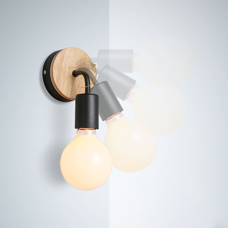 Lampade a parete per lampadina nuda Lampade a parete Ultra-Modern Wall Sconce Lighting per camera da letto