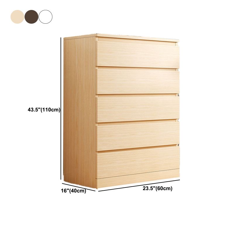 15.74" Wide Modern Wood Accent Chest Rectangle Chest with Drawers