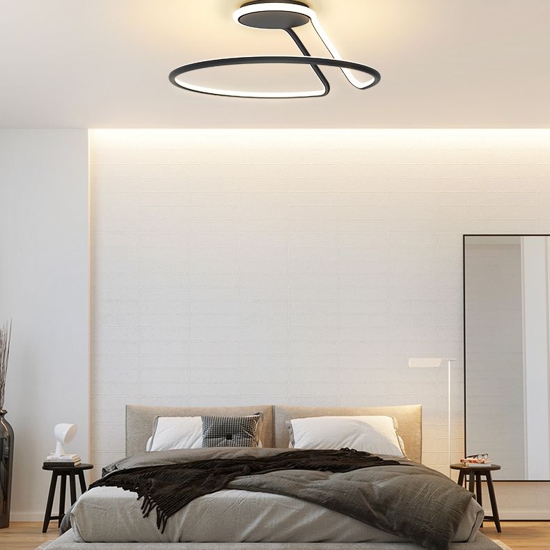 Circular Semi Flush Mounted Plafond Light