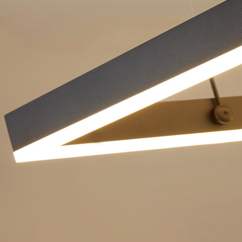 Sala de estar Luz de lámpara de la sala de estar LED de metal LED de lámpara de lámpara simple en negro