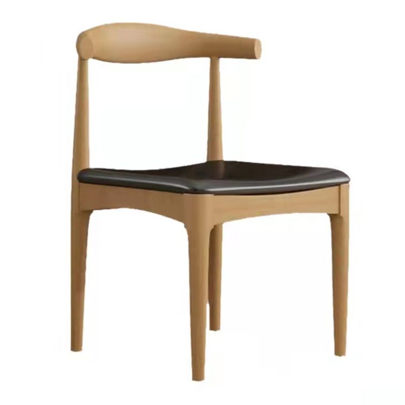 Industrial Natural Finish Dining Table Set 1/2/5 Pcs Solid Wood Dinette Set for Home